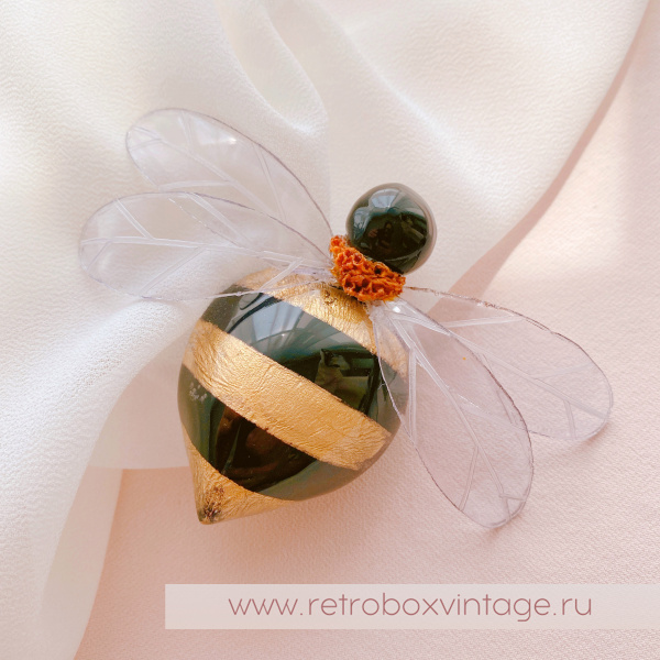 CILEA PARIS Брошь "Золотой шмель: большой» /  Коллекция "Пчелы"