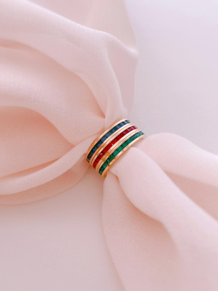 JOAN RIVERS Трио колец «Кристальные дорожки этернити»