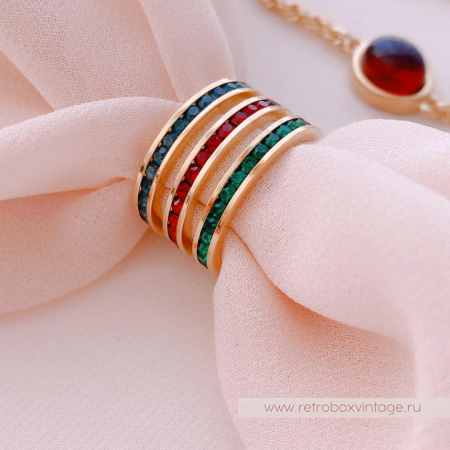 JOAN RIVERS Трио колец «Кристальные дорожки этернити»