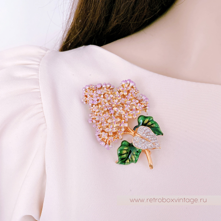 JOAN RIVERS Брошь «Персидская сирень»