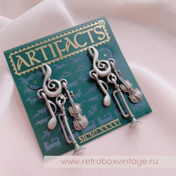 JJ / JONET JEWELRY / ARTIFACTS Серьги «Музыка настроения» JJ / JONET JEWELRY / ARTIFACTS Серьги «Музыка настроения»