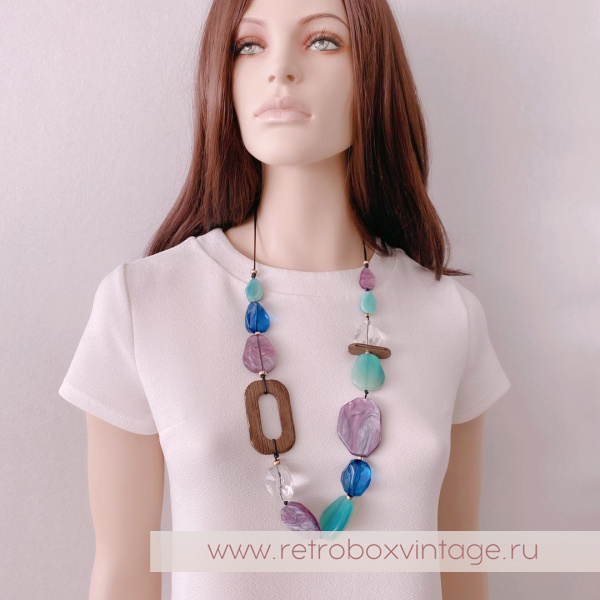 MOON PARIS Ожерелье «Шармэль» с крупными бусинами