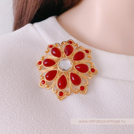 TRIFARI Брошь «Аленький цветочек»