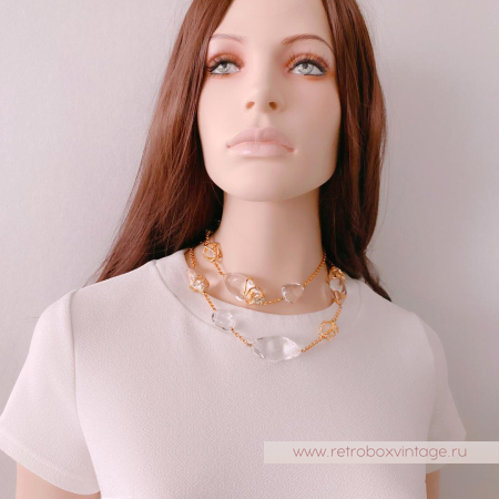 ALEXIS BITTAR Ожерелье длинное «Льдинки на солнце»