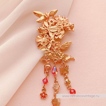 KIRKS FOLLY Брошь "Феи маков"