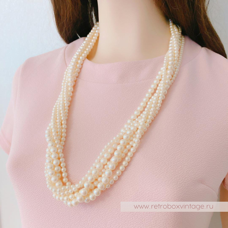 MARVELLA Ожерелье «Жемчужные каскады» шесть нитей