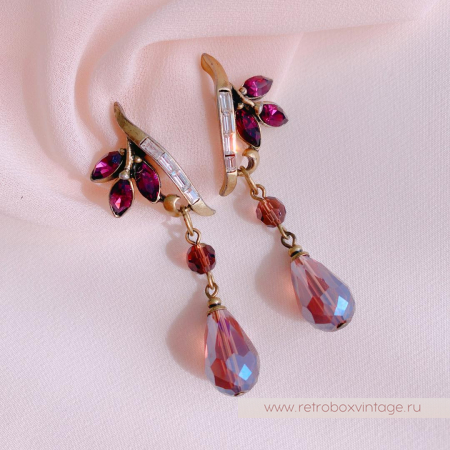 SWEET ROMANCE Серьги «Джульетта: аметист»