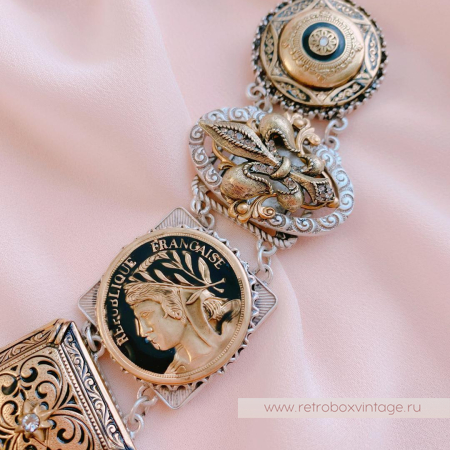 SWEET ROMANCE Браслет «Секрет парижанки: королевская лилия - флер де лис»