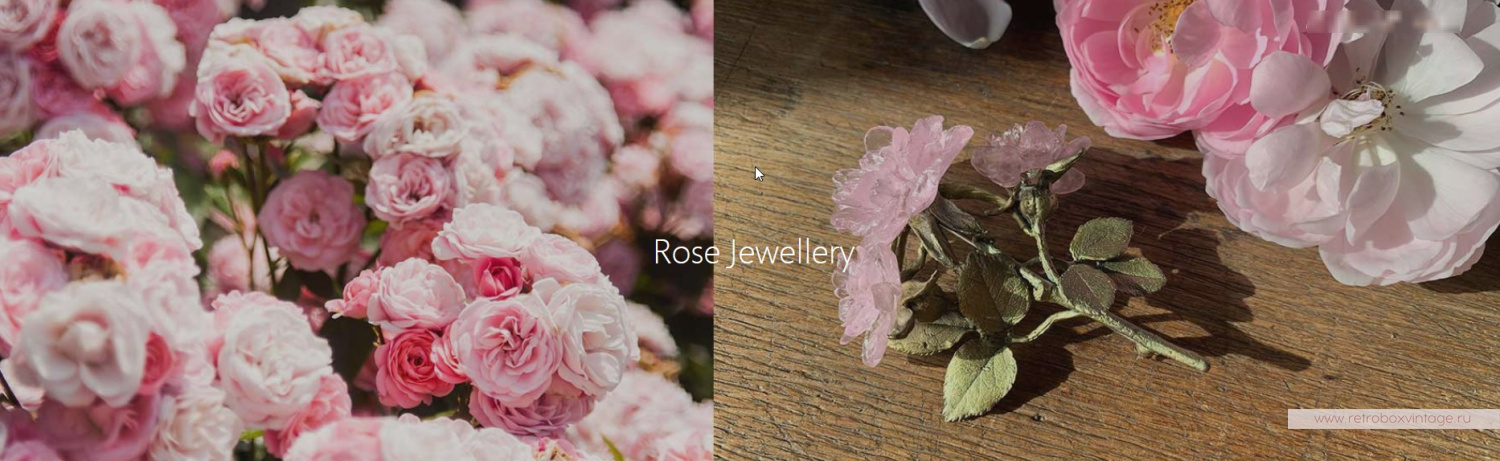 MICHAEL MICHAUD Брошь «Цветущая роза»