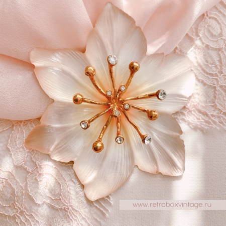 ALEXIS BITTAR Брошь «Дивный цветок рассвета»