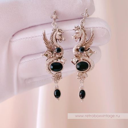 SWEET ROMANCE Серьги «Хранители: серебро»