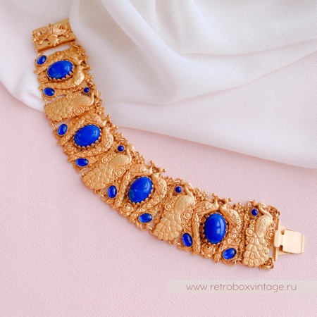 ASKEW LONDON Браслет «Синие павлины»