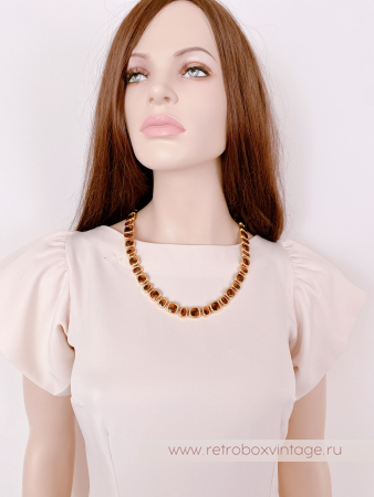 ANNE KLEIN Ожерелье "Тайны странствий» черепаховое