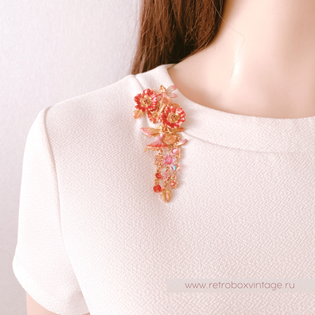 KIRKS FOLLY Брошь "Феи маков"