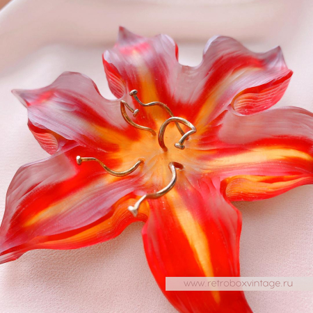 ALEXIS BITTAR Брошь «Аленький цветочек»