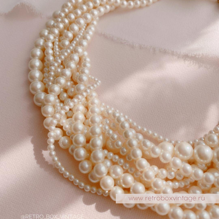 CAROLEE Ожерелье-чокер «Ода женственности: жемчужное многорядое»