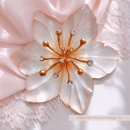 ALEXIS BITTAR Брошь «Дивный цветок рассвета»