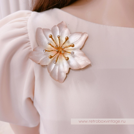 ALEXIS BITTAR Брошь «Дивный цветок рассвета»