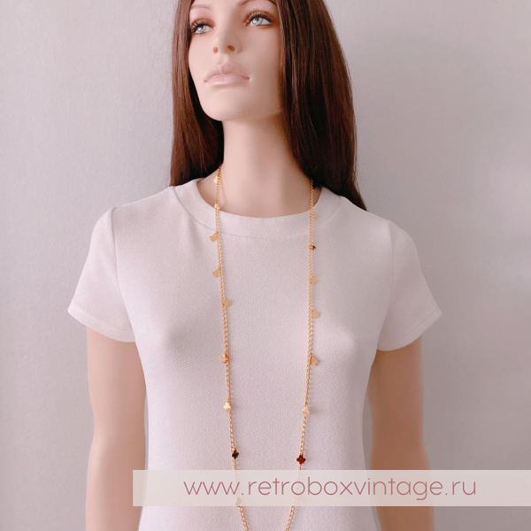 SWEET ROMANCE Цепь «Золотой клевер» (с нюансами) SWEET ROMANCE Цепь «Золотой клевер» (с нюансами)