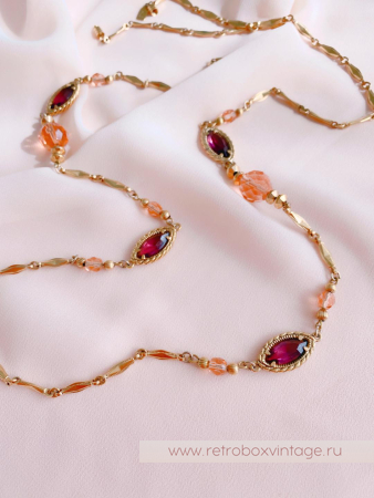 1928 JEWELRY Цепочка с безелями «Желание»