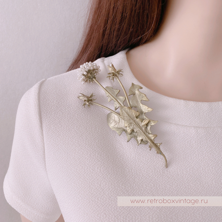 MICHAEL MICHAUD Брошь «Одуванчик» эксклюзивная коллекция