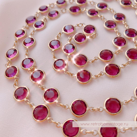 SWAROVSKI Нить безелей «Пурпурный соблазн»