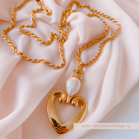 PREMIER DESIGNS Комплект "Сердце любви" Юбилейный выпуск (кулон на цепочке и серьги)