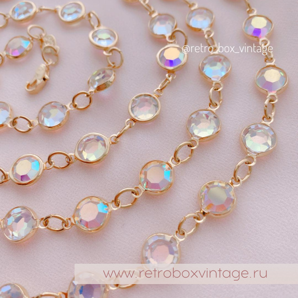 NO NAME Нить безелей «Золото утра: северное сияние»