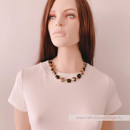 ANNE KLEIN Ожерелье «Морские камушки: сила ночи»