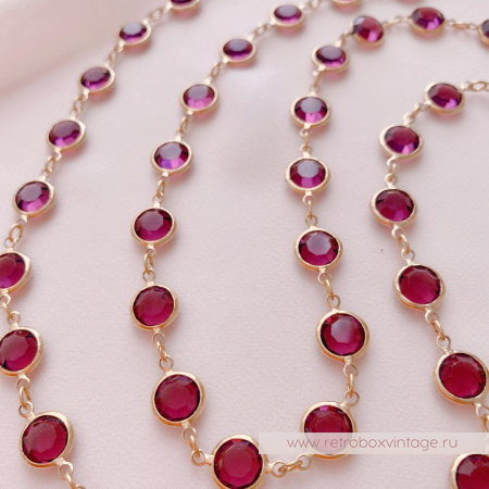 SWAROVSKI Нить безелей «Пурпурный соблазн»