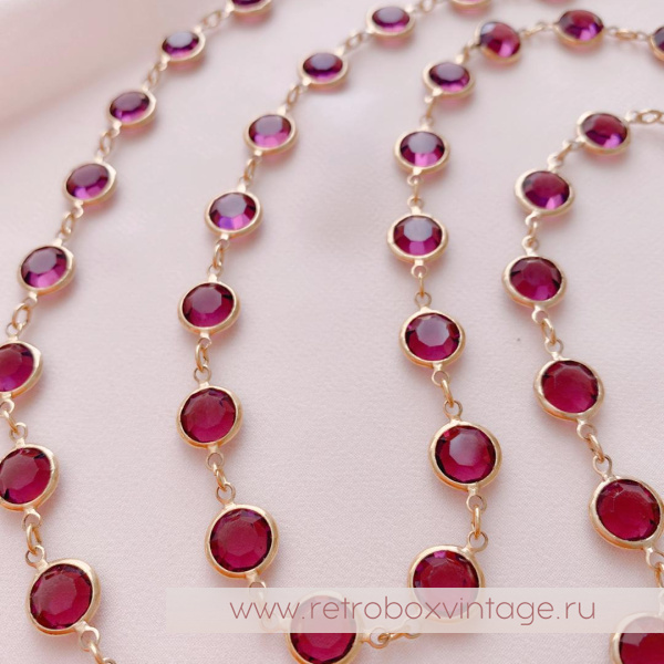 SWAROVSKI Нить безелей «Пурпурный соблазн»