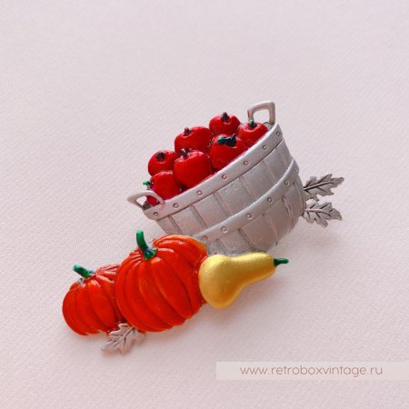 JJ / JONET JEWELRY Брошь «Урожай»