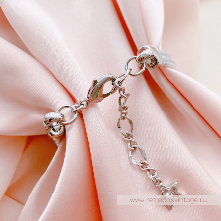 KIRKS FOLLY Браслет «Лунный свет: лавандовая в серебре на кожаном ремешке»