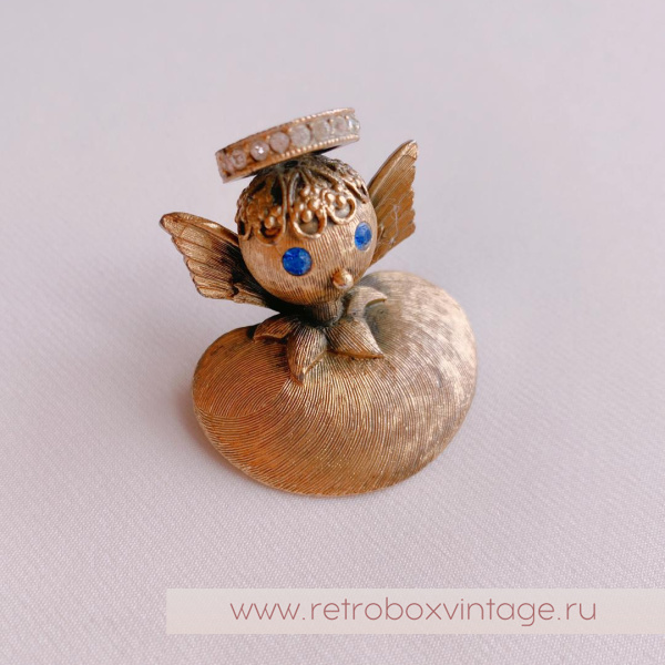 TORTOLANI Парные наплечные броши «Ангелочек и демон: Коллекция «Голос совести»