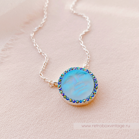 KIRKS FOLLY Ожерелье "Маленькая голубая луна: серебро" KIRKS FOLLY Ожерелье "Маленькая голубая луна: серебро"