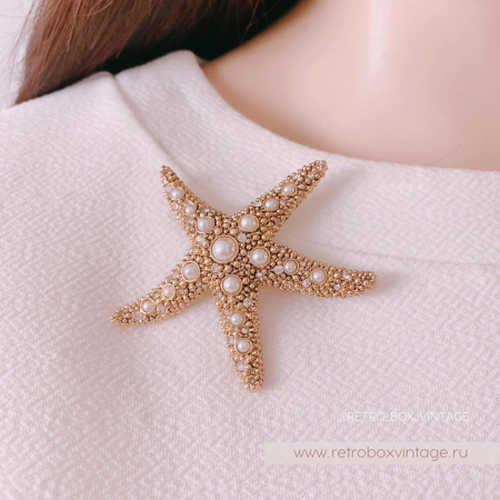 NAPIER Брошь «Жемчужная морская звезда»