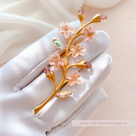 AVON SP Брошь "Веточка сакуры"
