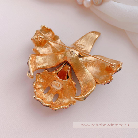 JOAN RIVERS Брошь «Пурпурная орхидея»