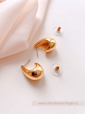 TALBOTS Серьги "Золотые капли"