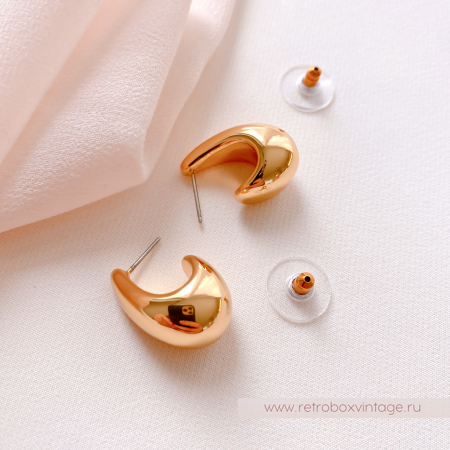 TALBOTS Серьги "Золотые капли"