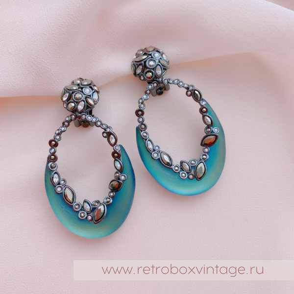 ALEXIS BITTAR Клипсы «Имперские овалы»