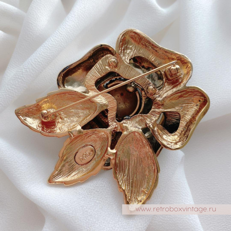 JOAN RIVERS Брошь «Ночная роза»