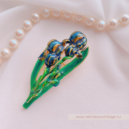 MFA Брошь «Букет ирисов»