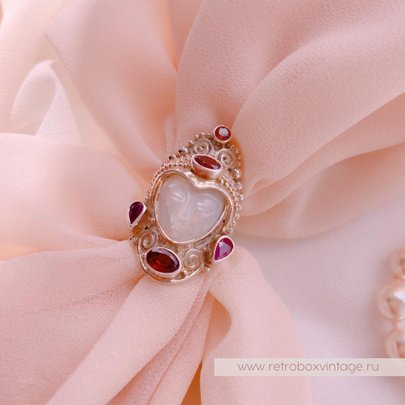 SAJEN Кольцо «Перламутровая богиня» стерлинг 925