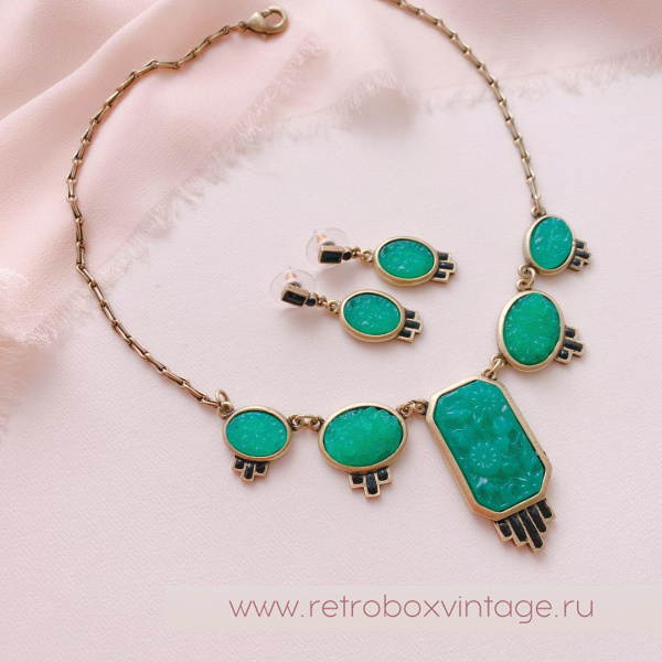 SWEET ROMANCE Колье «Дочь императора: пекинское стекло»