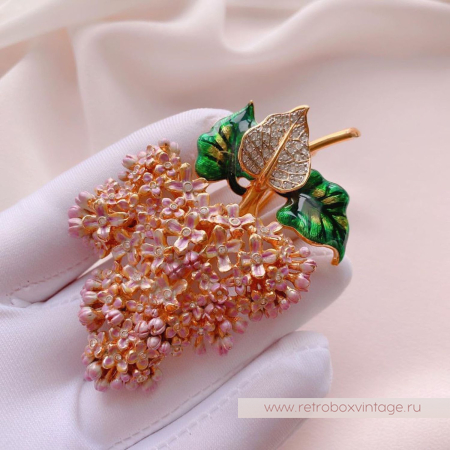 JOAN RIVERS Брошь «Персидская сирень»