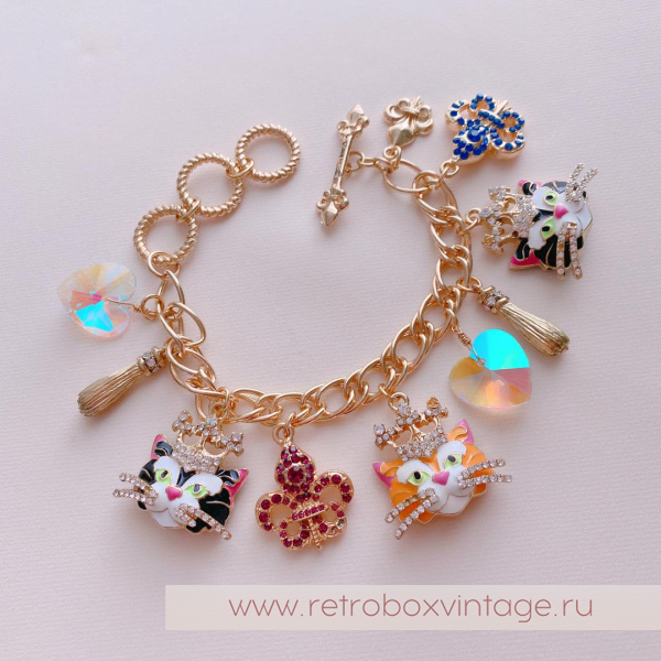 RITZY COUTURE Браслет «Королева кошек»