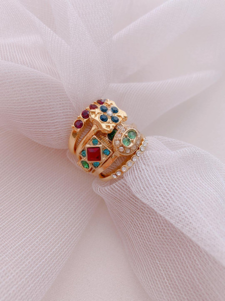 SWEET ROMANCE Сет колец «Ренессанс» (5 шт в комплекте)