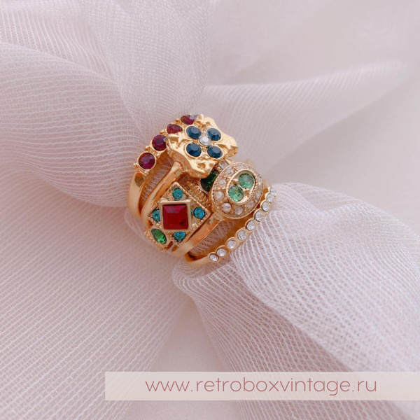 SWEET ROMANCE Сет колец «Ренессанс» (5 шт в комплекте)