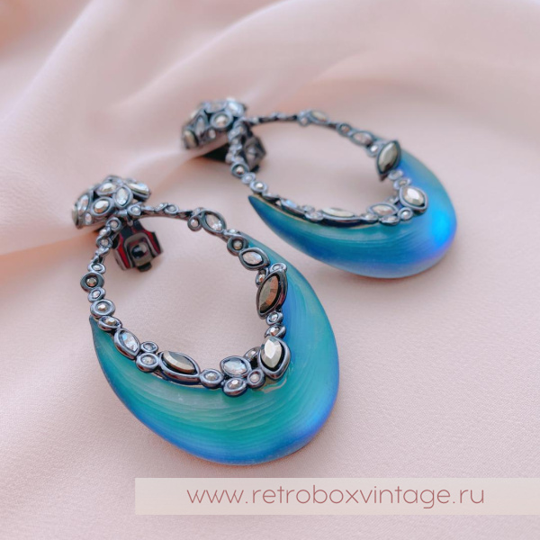 ALEXIS BITTAR Клипсы «Имперские овалы»
